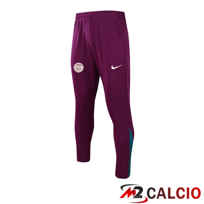 Maglie Calcio Personalizzate,Tute Calcio Squadre,Maglia Nazionale Italiana Calcio | Pantaloni Da Allenamento Paris PSG Viola 2024/2025