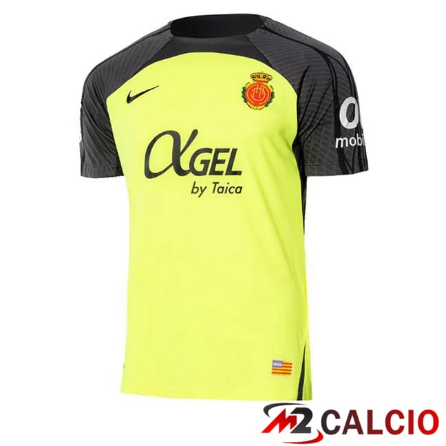 Maglie Calcio Personalizzate,Tute Calcio Squadre,Maglia Nazionale Italiana Calcio | Maglie Calcio RCD Mallorca Seconda Giallo 2024/2025
