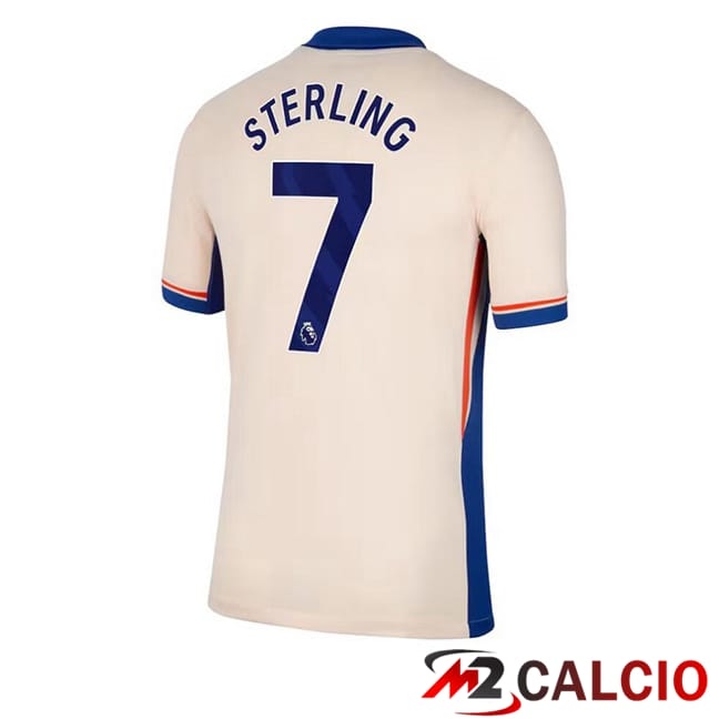 Maglie Calcio Personalizzate,Tute Calcio Squadre,Maglia Nazionale Italiana Calcio | Maglie Calcio FC Chelsea (Sterling 7) Seconda Giallo 2024/2025