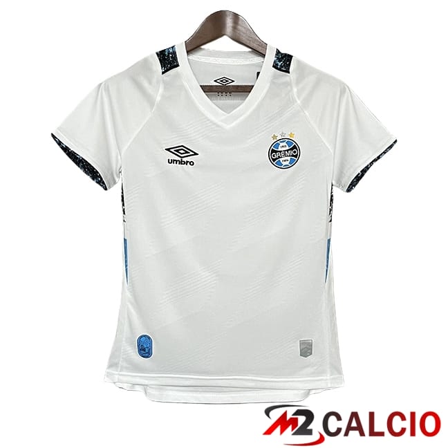 Maglie Calcio Personalizzate,Tute Calcio Squadre,Maglia Nazionale Italiana Calcio | Maglie Calcio Gremio Donna Seconda 2024/2025