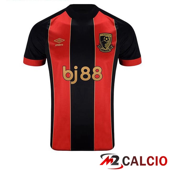 Maglie Calcio Personalizzate,Tute Calcio Squadre,Maglia Nazionale Italiana Calcio | Maglie Calcio AFC Bournemouth Edizione 125° anniversario Nero Rosso 2024/2025