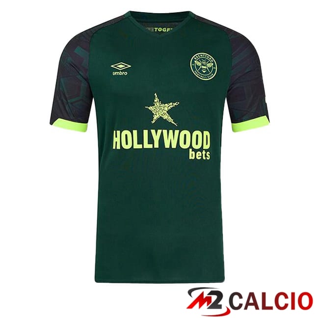 Maglie Calcio Personalizzate,Tute Calcio Squadre,Maglia Nazionale Italiana Calcio | Maglie Calcio Brentford FC Terza Verde 2024/2025