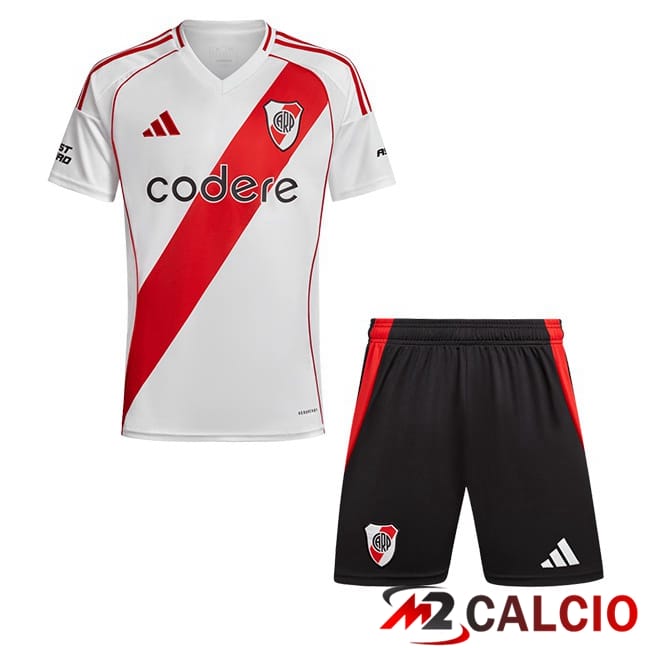 Maglie Calcio Personalizzate,Tute Calcio Squadre,Maglia Nazionale Italiana Calcio | Maglie Calcio River Plate Bambino Prima Blu 2024/2025