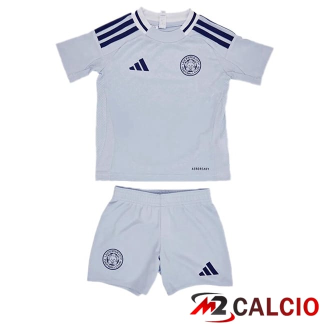 Maglie Calcio Personalizzate,Tute Calcio Squadre,Maglia Nazionale Italiana Calcio | Maglie Calcio Leicester City Bambino Terza Grigio 2024/2025