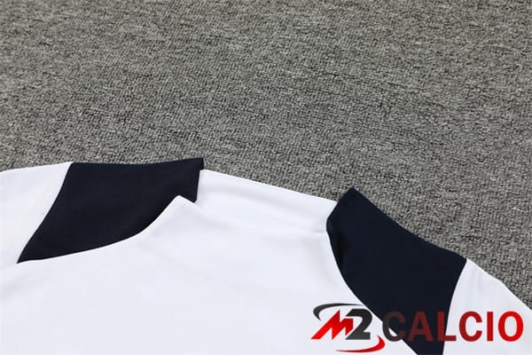 Insieme Tuta Calcio Real Madrid Bianco Giallo 2024/2025