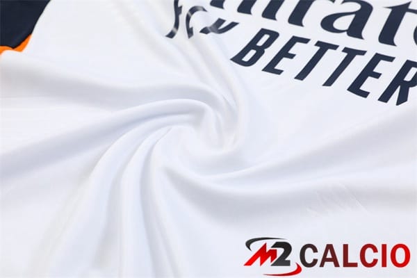 Insieme Tuta Calcio Real Madrid Bianco Giallo 2024/2025