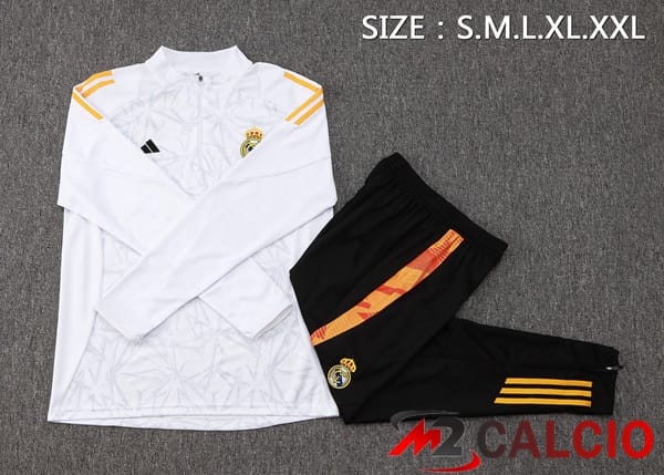 Insieme Tuta Calcio Real Madrid Bianco 2024/2025