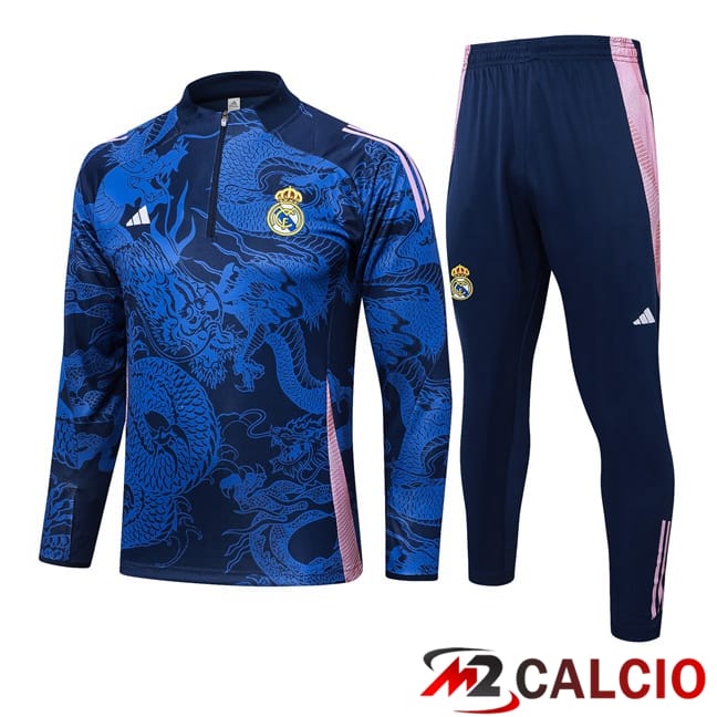 Maglie Calcio Personalizzate,Tute Calcio Squadre,Maglia Nazionale Italiana Calcio | Insieme Tuta Calcio Real Madrid Blu Reale 2024/2025