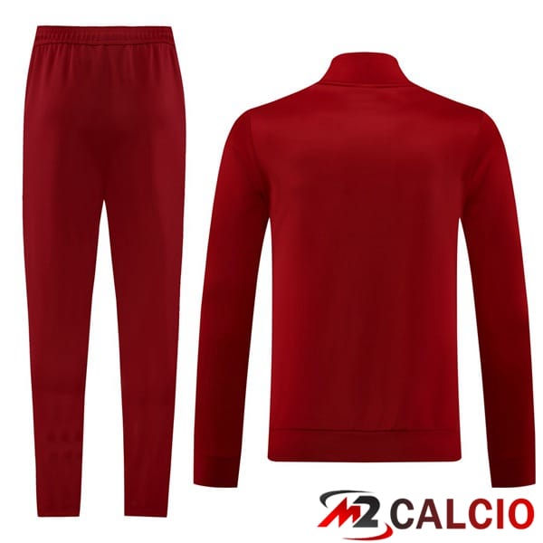 Insieme Tuta Calcio - Giacca AS Roma Rosso 2024/2025