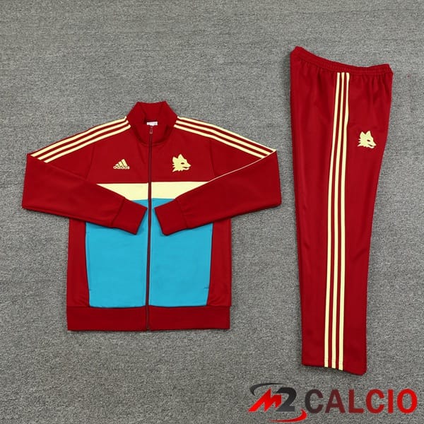Insieme Tuta Calcio - Giacca AS Roma Rosso 2024/2025