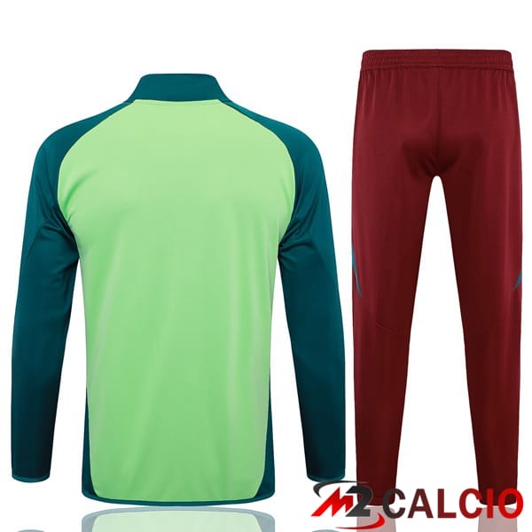 Insieme Tuta Calcio - Giacca Messico Verde 2024/2025