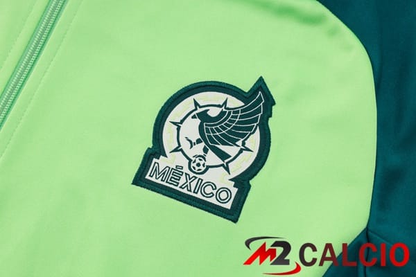 Insieme Tuta Calcio - Giacca Messico Verde 2024/2025