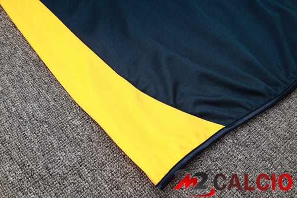 Insieme Tuta Calcio - Giacca Real Madrid Blu Reale Giallo 2024/2025