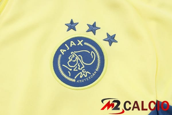 Insieme Tuta Calcio - Giacca AFC Ajax Giallo 2024/2025