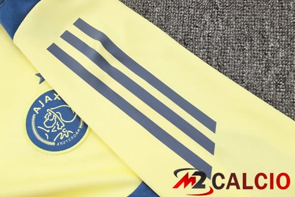 Insieme Tuta Calcio - Giacca AFC Ajax Giallo 2024/2025