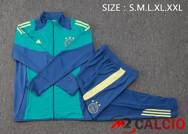 Insieme Tuta Calcio - Giacca AFC Ajax Verde 2024/2025
