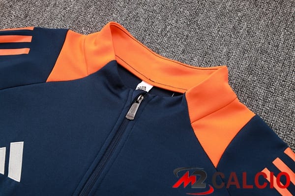 Insieme Tuta Calcio - Giacca Manchester United Blu Reale 2024/2025