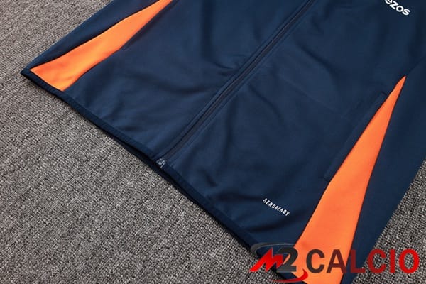 Insieme Tuta Calcio - Giacca Manchester United Blu Reale 2024/2025