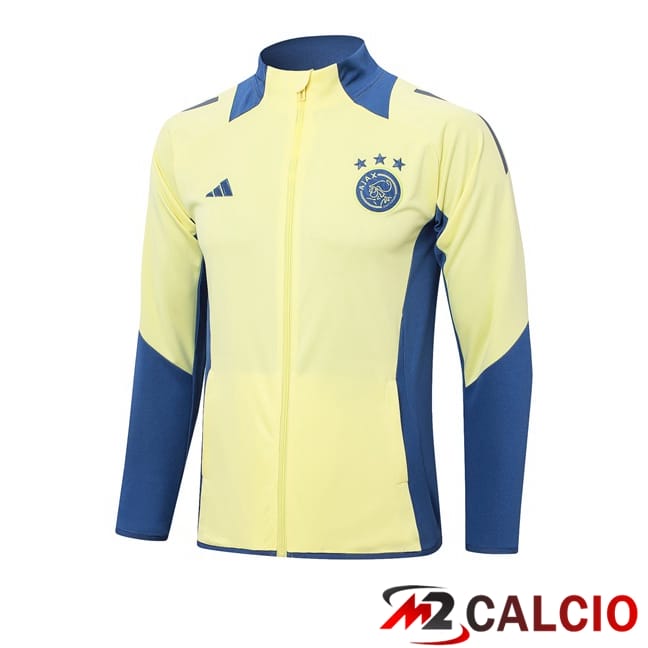 Maglie Calcio Personalizzate,Tute Calcio Squadre,Maglia Nazionale Italiana Calcio | Giacca Calcio AFC Ajax Giallo 2024/2025