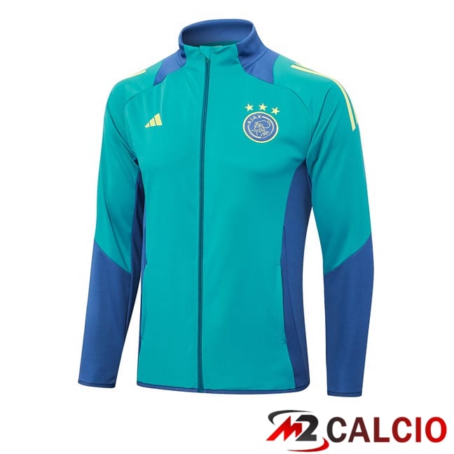 Maglie Calcio Personalizzate,Tute Calcio Squadre,Maglia Nazionale Italiana Calcio | Giacca Calcio AFC Ajax Verde 2024/2025