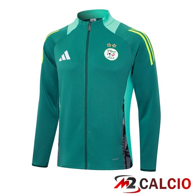 Maglie Calcio Personalizzate,Tute Calcio Squadre,Maglia Nazionale Italiana Calcio | Giacca Calcio Algeria Verde 2024/2025