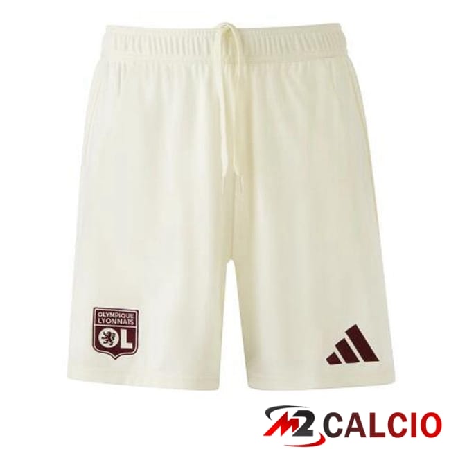 Maglie Calcio Personalizzate,Tute Calcio Squadre,Maglia Nazionale Italiana Calcio | Pantaloncini Calcio Lione OL Terza Giallo 2024/2025