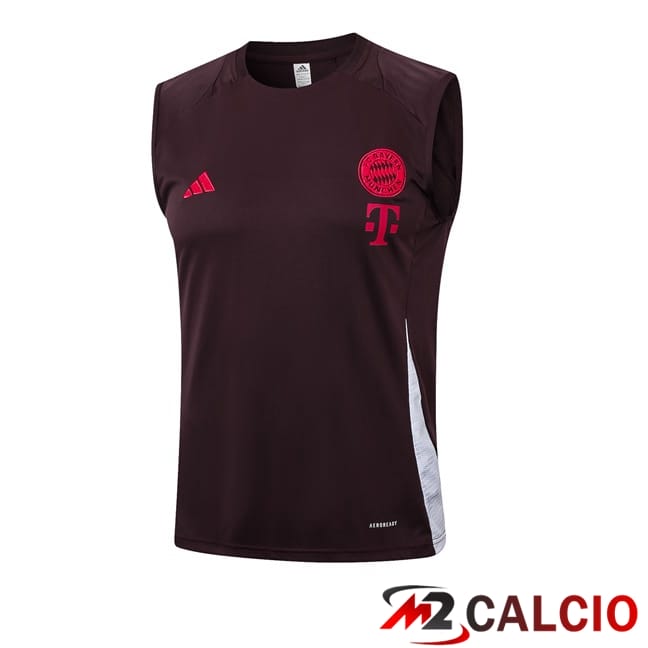 Maglie Calcio Personalizzate,Tute Calcio Squadre,Maglia Nazionale Italiana Calcio | Canotta Allenamento Bayern Monaco Marrone 2024/2025