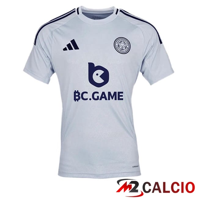 Maglie Calcio Personalizzate,Tute Calcio Squadre,Maglia Nazionale Italiana Calcio | Maglie Calcio Leicester City Terza Grigio 2024/2025