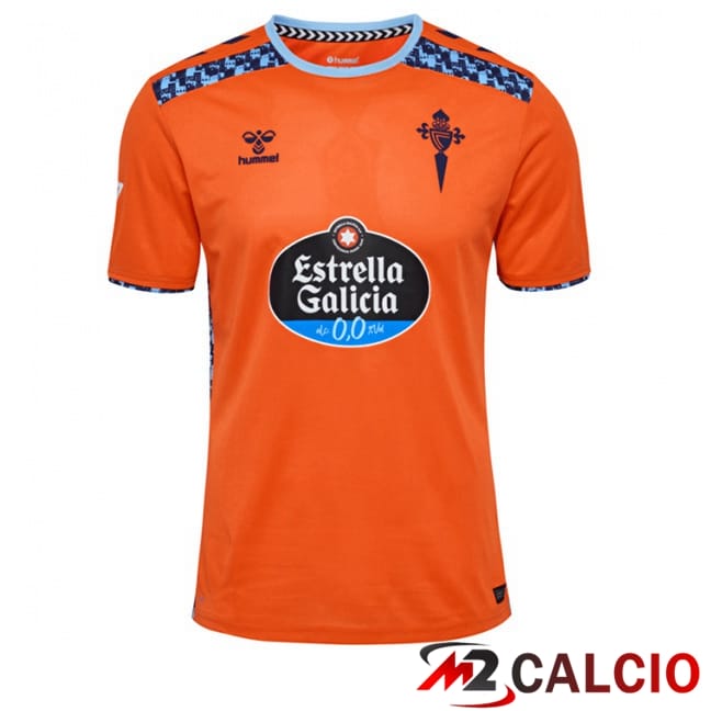 Maglie Calcio Personalizzate,Tute Calcio Squadre,Maglia Nazionale Italiana Calcio | Maglie Calcio Celta Vigo Terza Arancia 2024/2025