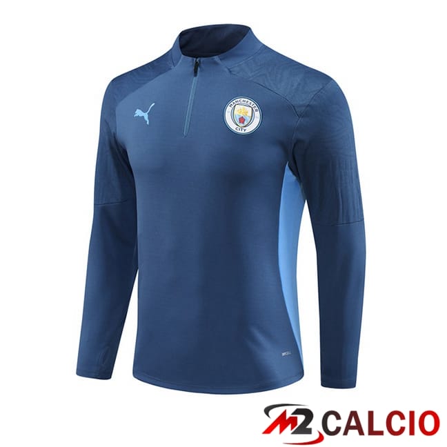 Maglie Calcio Personalizzate,Tute Calcio Squadre,Maglia Nazionale Italiana Calcio | Felpa Allenamento Manchester City Blu Reale 2024/2025