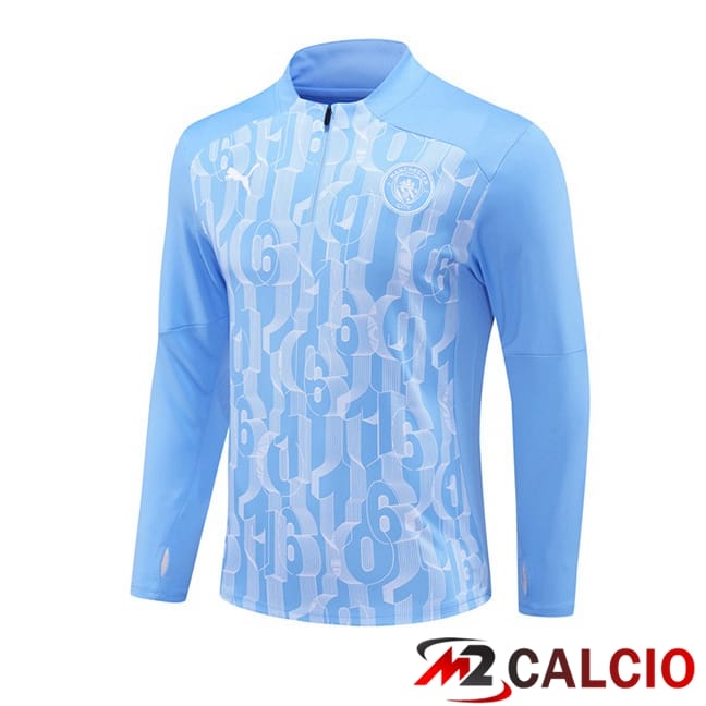 Maglie Calcio Personalizzate,Tute Calcio Squadre,Maglia Nazionale Italiana Calcio | Felpa Allenamento Manchester City Blu 2024/2025