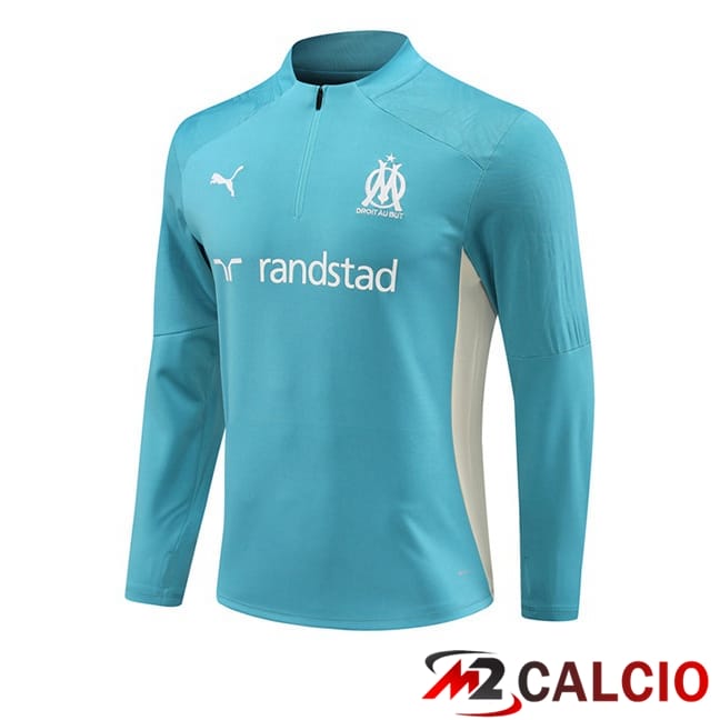 Maglie Calcio Personalizzate,Tute Calcio Squadre,Maglia Nazionale Italiana Calcio | Felpa Allenamento Marsiglia OM Verde 2024/2025