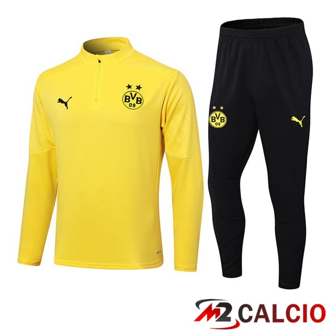 Maglie Calcio Personalizzate,Tute Calcio Squadre,Maglia Nazionale Italiana Calcio | Insieme Tuta Calcio Dortmund BVB Giallo 2024/2025