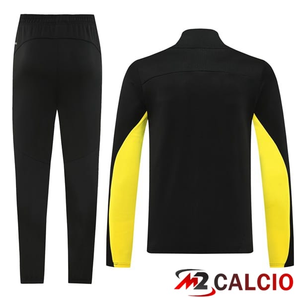 Insieme Tuta Calcio - Giacca Dortmund BVB Nero 2024/2025