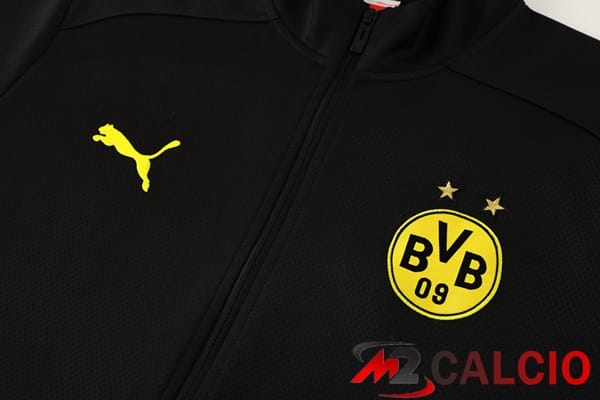 Insieme Tuta Calcio - Giacca Dortmund BVB Nero 2024/2025