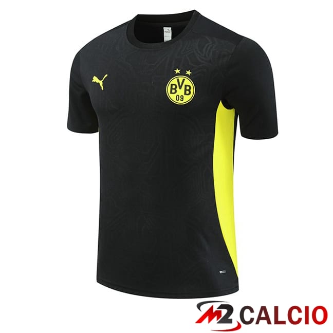 Maglie Calcio Personalizzate,Tute Calcio Squadre,Maglia Nazionale Italiana Calcio | T Shirt Allenamento Dortmund BVB Nero 2024/2025