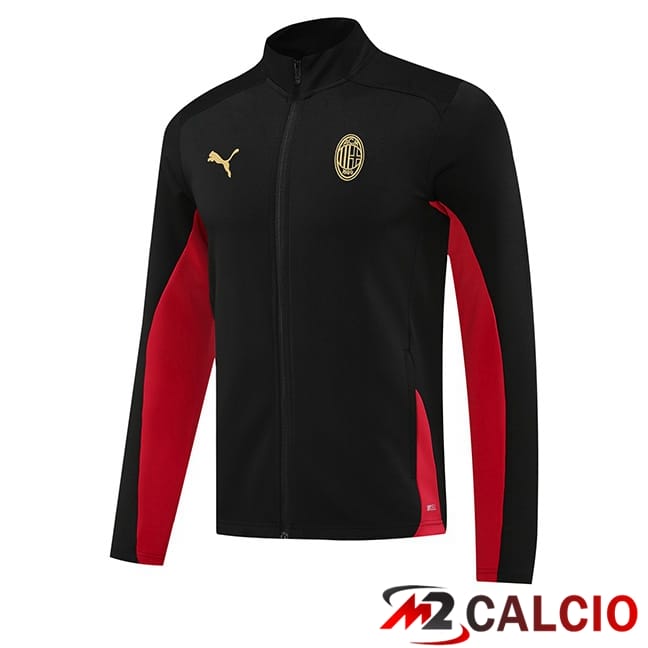 Maglie Calcio Personalizzate,Tute Calcio Squadre,Maglia Nazionale Italiana Calcio | Giacca Calcio AC Milan Nero 2024/2025