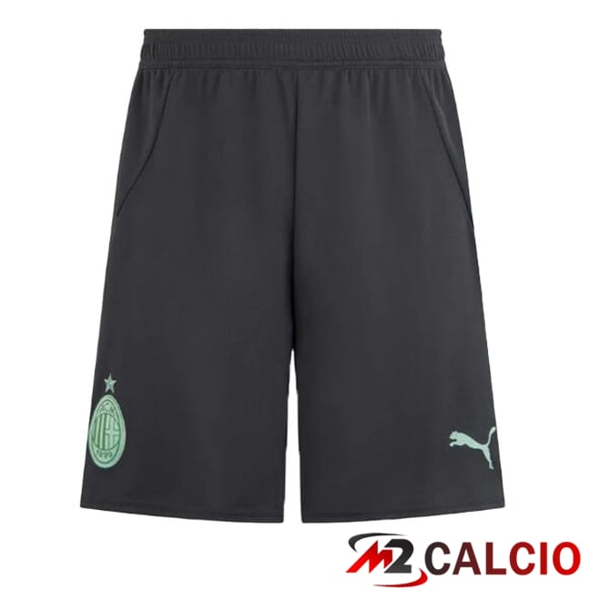 Maglie Calcio Personalizzate,Tute Calcio Squadre,Maglia Nazionale Italiana Calcio | Pantaloncini Calcio AC Milan Terza Nero 2024/2025