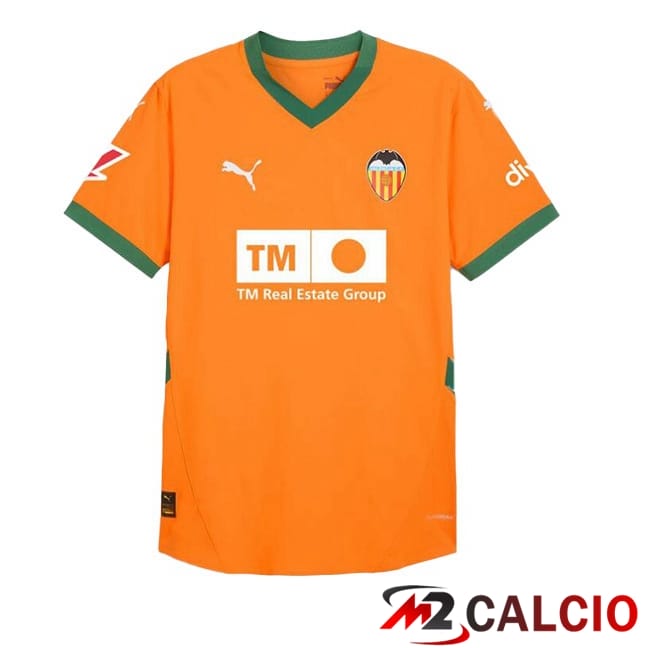 Maglie Calcio Personalizzate,Tute Calcio Squadre,Maglia Nazionale Italiana Calcio | Maglie Calcio Valencia CF Terza Arancia 2024/2025