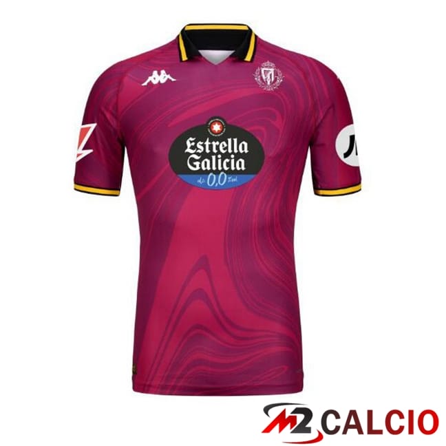 Maglie Calcio Personalizzate,Tute Calcio Squadre,Maglia Nazionale Italiana Calcio | Maglie Calcio Real Valladolid Terza Rosso 2024/2025