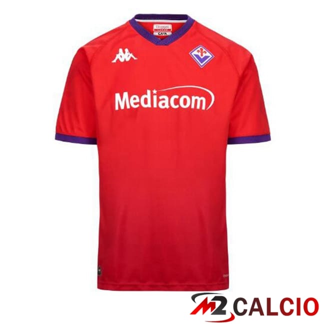 Maglie Calcio ACF Fiorentina Terza Rosso 2024/2025