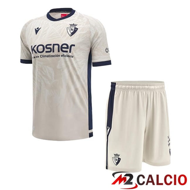 Maglie Calcio Personalizzate,Tute Calcio Squadre,Maglia Nazionale Italiana Calcio | Maglie Calcio CA Osasuna Bambino Seconda Bianco 2024/2025