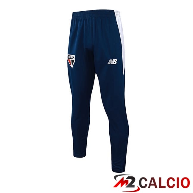 Maglie Calcio Personalizzate,Tute Calcio Squadre,Maglia Nazionale Italiana Calcio | Pantaloni Da Allenamento Sao Paulo FC Blu Reale 2024/2025