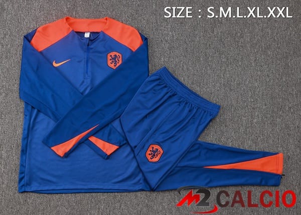 Insieme Tuta Calcio Paesi Bassi Blu 2024/2025