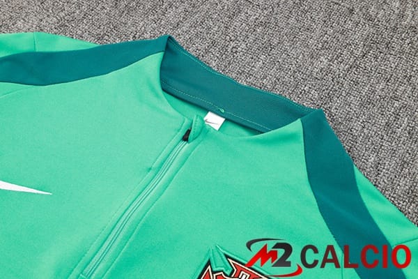 Insieme Tuta Calcio Portogallo Verde 2024/2025