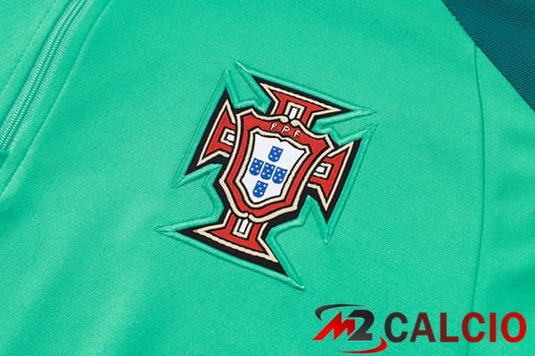 Insieme Tuta Calcio Portogallo Verde 2024/2025