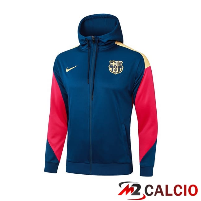 Maglie Calcio Personalizzate,Tute Calcio Squadre,Maglia Nazionale Italiana Calcio | Giacca A Vento FC Barcellona Blu Reale 2024/2025