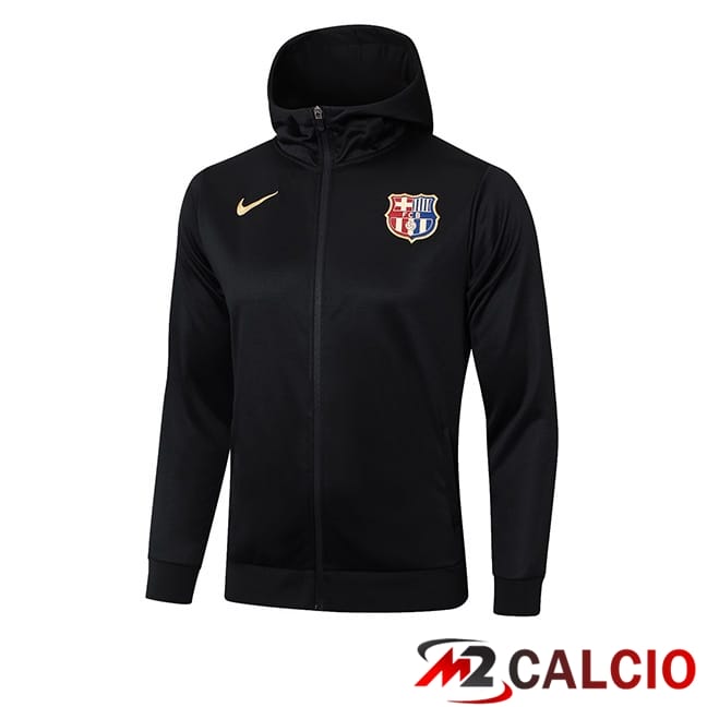 Maglie Calcio Personalizzate,Tute Calcio Squadre,Maglia Nazionale Italiana Calcio | Giacca A Vento FC Barcellona Nero 2024/2025