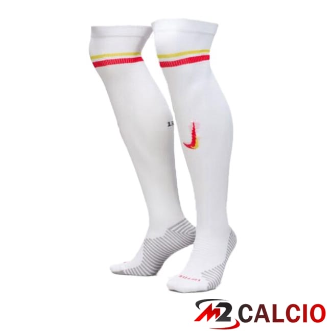 Maglie Calcio Personalizzate,Tute Calcio Squadre,Maglia Nazionale Italiana Calcio | Calzini Calcio Liverpool Terza Bianco 2024/2025