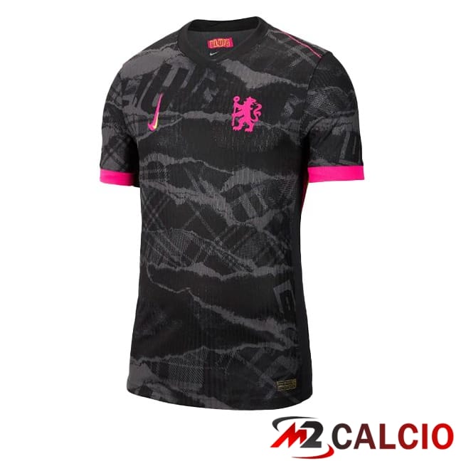 Maglie Calcio Personalizzate,Tute Calcio Squadre,Maglia Nazionale Italiana Calcio | Maglie Calcio FC Chelsea Terza Nero 2024/2025